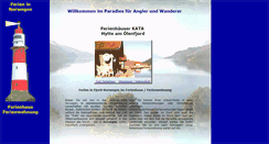 Desktop Screenshot of norgeferien.de